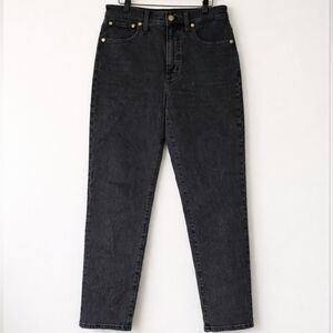 🖤 Madewell Perfect Vintage Jeans 27 Black High Rise 27” Inseam